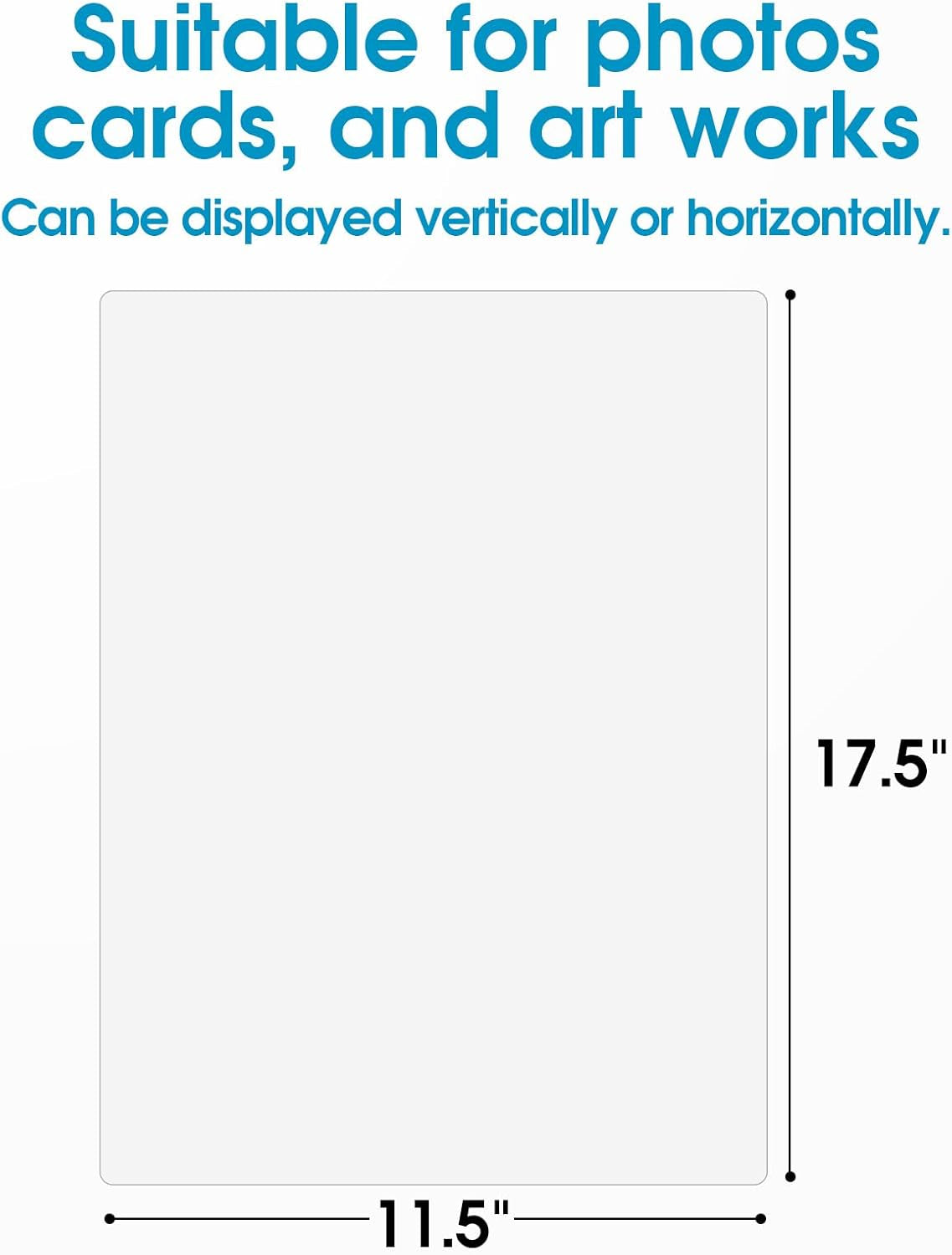 5 Mil Laminating Sheets, Hold 11 X 17 Inches Sheet, 25 Pack Thermal Laminating Pouches, 11.5 X 17.5” Laminate Sheets for Laminator, Clear Lamination Sheet Paper, Office School Home Supplies